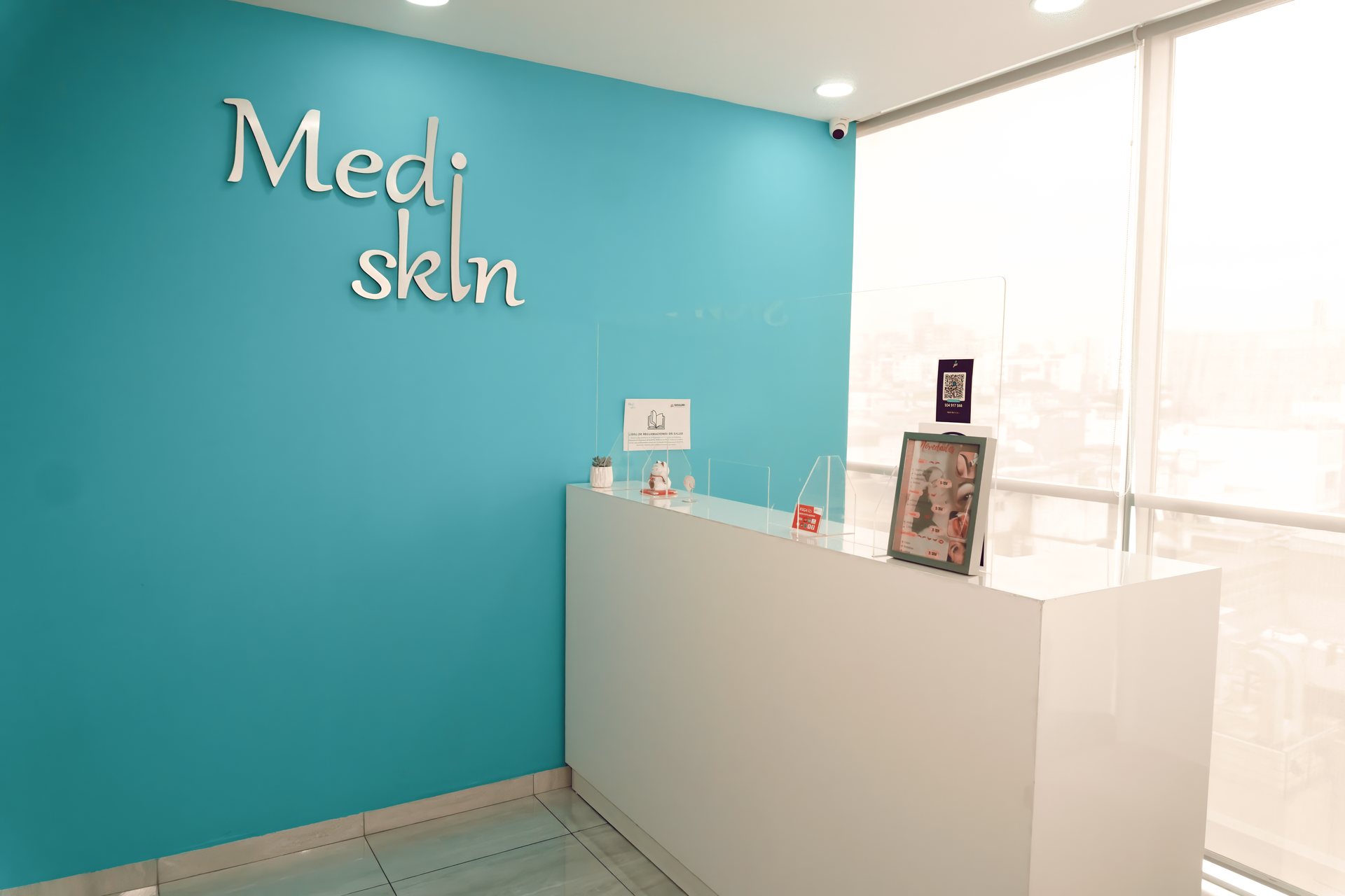 Recepción de Mediskin Estética en Miraflores, Lima